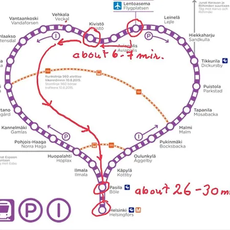 شقة To Luxstudio Savusuite From Helsinki Airport 6 Min, To 27min, Freeparking In Kivistoe