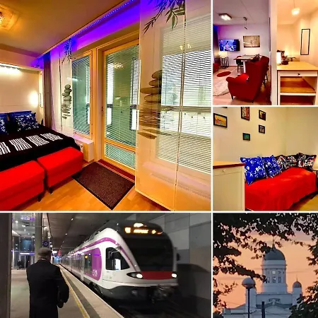 Apartamento To Luxstudio Savusuite From Helsinki Airport 6 Min, To 27min, Freeparking In Kivistoe Vantaa